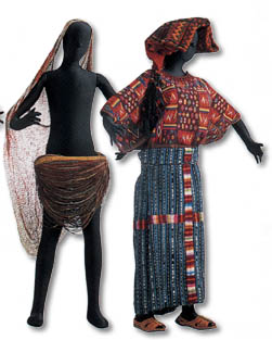 イリアンジャヤとグアテマラの民族衣装